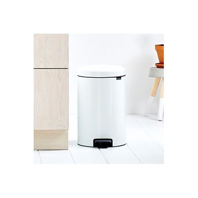 Brabantia NewIcon kosz na śmieci 20 l pedałowy biały 111846