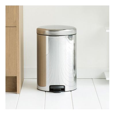 Brabantia NewIcon kosz na śmieci 20 l pedałowy stal polerowana 113987