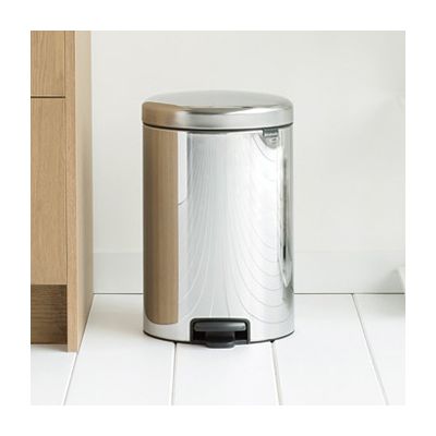 Brabantia NewIcon kosz na śmieci 20 l pedałowy stal polerowana 114267