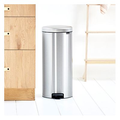 Brabantia NewIcon kosz na śmieci 30 l pedałowy stal mat FPP 111822