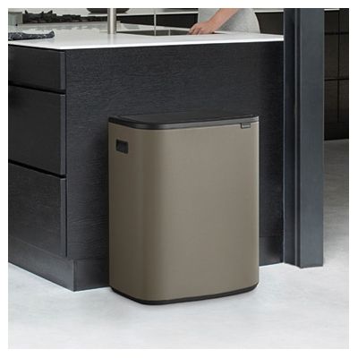 Brabantia Bo Touch Bin pojemnik na odpady 60 l do segregacji grafit 221521