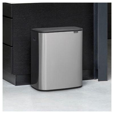 Brabantia Bo Touch Bin pojemnik na odpady 60 l do segregacji stal mat FPP 221422