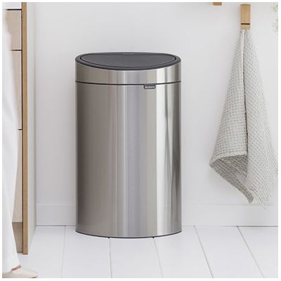 Brabantia Touch Bin New kosz na śmieci 40 l stal mat 114823