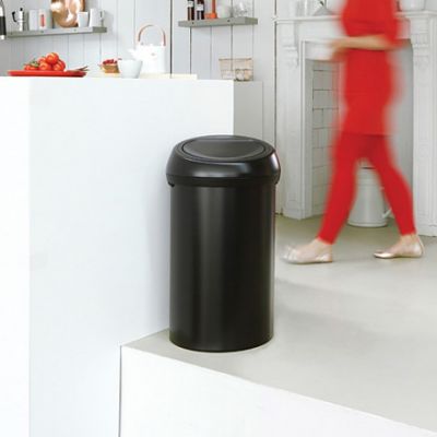 Brabantia Touch Bin pojemnik na odpady 60 l czarny mat 402562