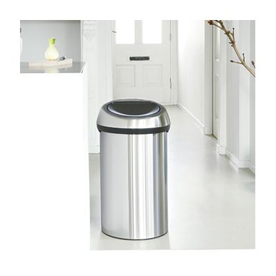 Brabantia Touch Bin pojemnik na odpady 60 l stal mat FPP 484506