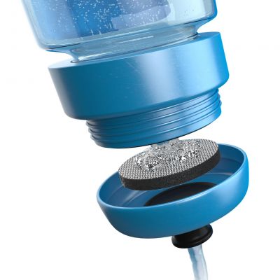 Brita Active butelka filtrująca 0,6 l z wkładem MicroDisc czarna/niebieska 1020336