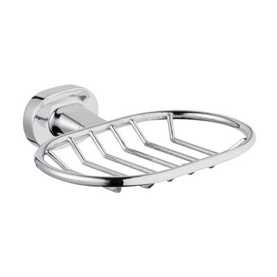 BISK Go mydelniczka ścienna ażurowa chrom 07028