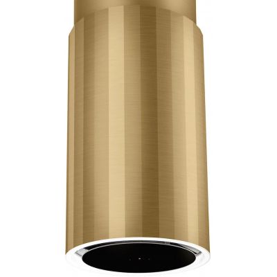 Ciarko Design Roto W okap kuchenny 38 cm wyspowy złoty CDW3803GS