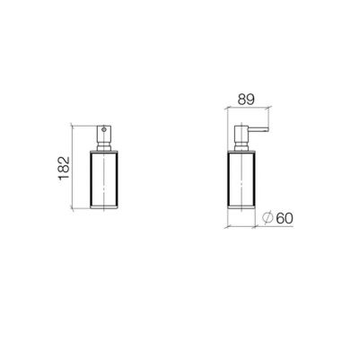 Dornbracht Cyo dozownik do mydła 175 ml stojący chrom 84430811-00