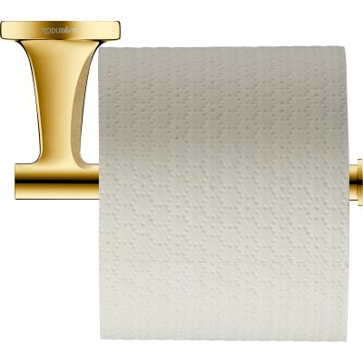 Duravit Starck T uchwyt na papier toaletowy złoty 0099373400