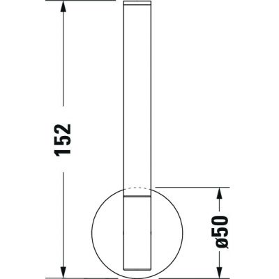 Duravit Starck T uchwyt na papier toaletowy złoty 0099393400