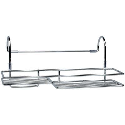 Duschy półka 40 cm na brzeg wanny chrom 584-90