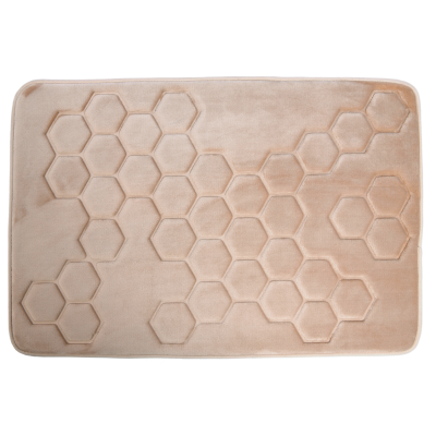Hyggli Honey dywanik łazienkowy 90x60 cm prostokątny beżowy 70-091