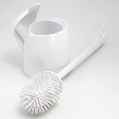 Duschy Brushy szczotka toaletowa stojąca silikonowa biała 596-10