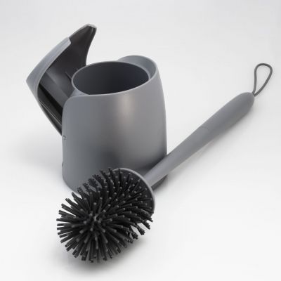 Duschy Brushy szczotka toaletowa stojąca silikonowa szara 596-25