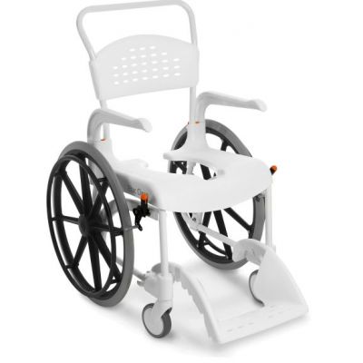 Etac Clean wózek inwalidzki z funkcją toalety zielona laguna 80229216