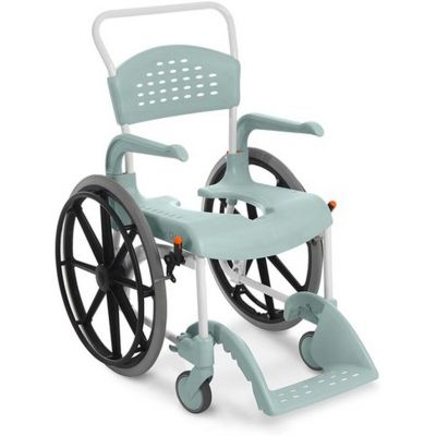 Etac Clean wózek inwalidzki z funkcją toalety zielona laguna 80229327