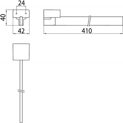 Emco Loft wieszak na ręcznik 41 cm chrom 055000142