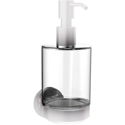 Emco Round dozownik do mydła 250 ml przezroczysty 432100090