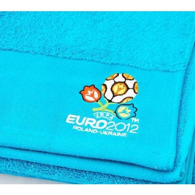 Ręcznik łazienkowy 50 x 90 cm aquamarine Euro 2012 EUR5090N