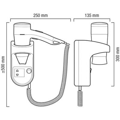Faneco Premium Smart suszarka do włosów 1600W biała 55330194