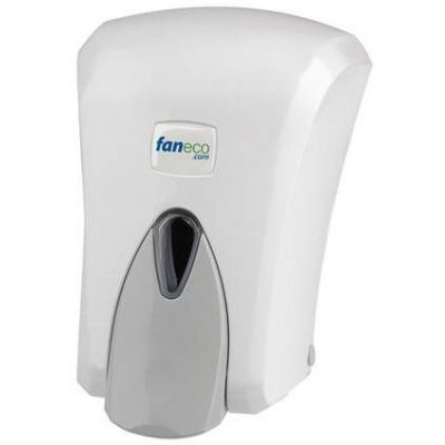 Faneco Pop dozownik do mydła 1000 ml ścienny biały/szary S1000PGWG