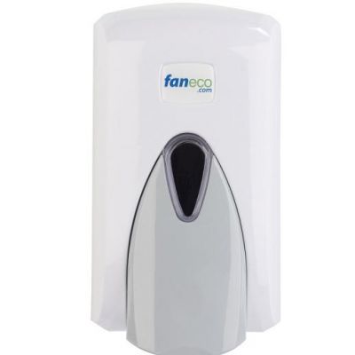 Faneco Pop dozownik do mydła 500 ml ścienny biały/szary S500PG-WG