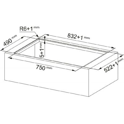 Franke Maris 2gether Icon Steel FMY 8391 HI płyta indukcyjna z okapem 83 cm blatowy czarny 340.0705.226