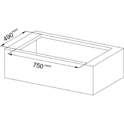 Franke Maris 2gether Icon Steel FMY 8391 HI płyta indukcyjna z okapem 83 cm blatowy czarny 340.0705.226