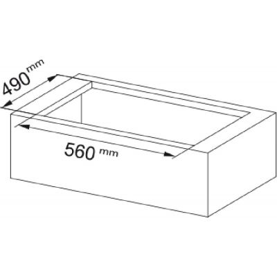 Franke Smart okap kuchenny 70 cm blatowy czarny 340.0705.338