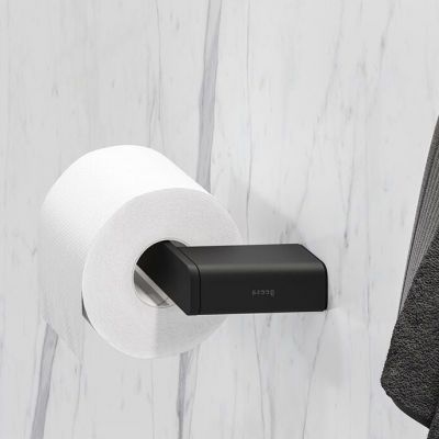 Geesa Shift uchwyt na papier toaletowy lewy czarny 919909-06-L