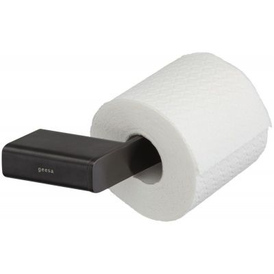Geesa Shift uchwyt na papier toaletowy prawy czarny metal szczotkowany 919909-09-R