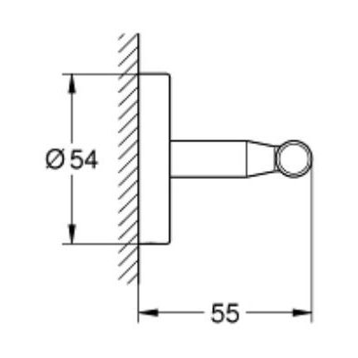 Grohe Start Cosmopolitan uchwyt na ręczniki chrom 41168000