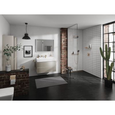 Hansgrohe Rainfinity deszczownica 25 cm okrągła brąz szczotkowany 26228140