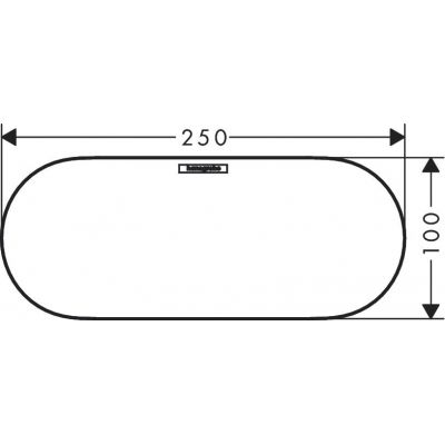 Hansgrohe WallStoris pokrywa pojemnika biały mat 27925700