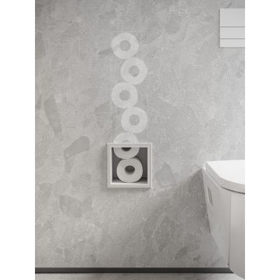 Hansgrohe XtraStoris Original uchwyt na papier toaletowy biały mat 56058700