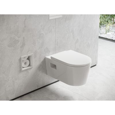 Hansgrohe XtraStoris Original uchwyt na papier toaletowy biały mat 56058700
