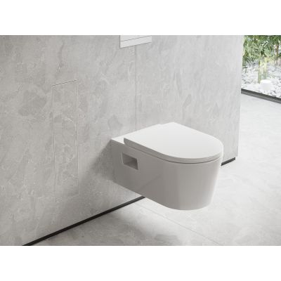 Hansgrohe XtraStoris Rock uchwyt na papier toaletowy biały mat 56060700