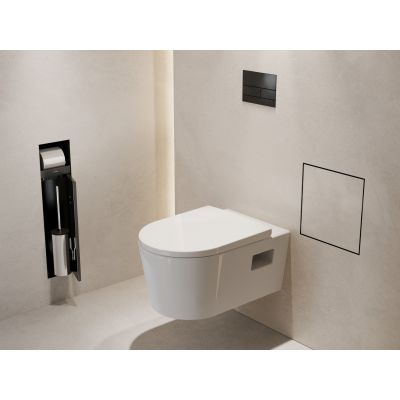 Hansgrohe XtraStoris Rock kosz na śmieci 4 l biały mat 56089700
