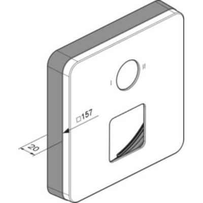 Ideal Standard Built-In rama dystansowa chrom A7878AA