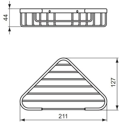 Ideal Standard IOM koszyk łazienkowy narożny chrom A9105AA