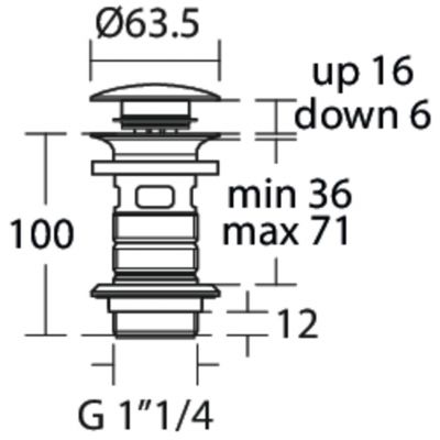 Ideal Standard Multisuite korek do umywalki E1482GN