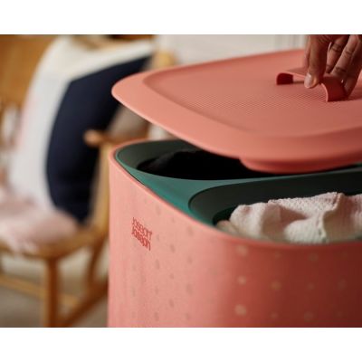 Joseph Joseph Tota kosz na bieliznę i pranie 60 l podwójny koral 50026