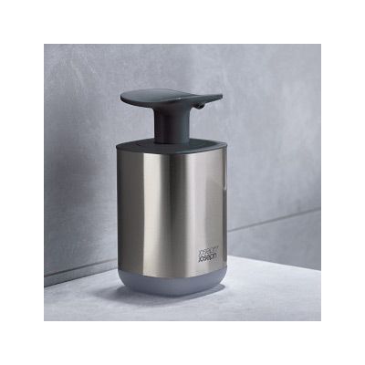 Joseph Joseph Presto dozownik do mydła 350 ml stojący srebrny/czarny 85164