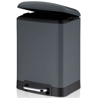 Kela Davino kosz na śmieci 6 l ciemnoszary 22992