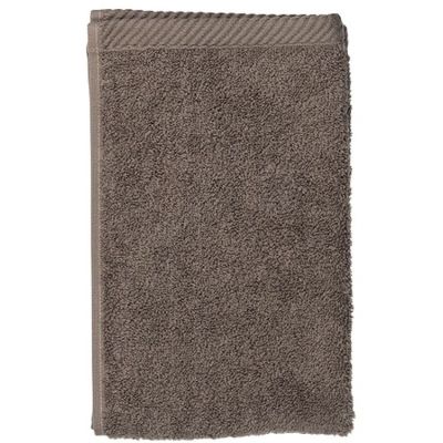 Kela Ladessa ręcznik łazienkowy 30x50 cm bawełna kamienna szarość 23195