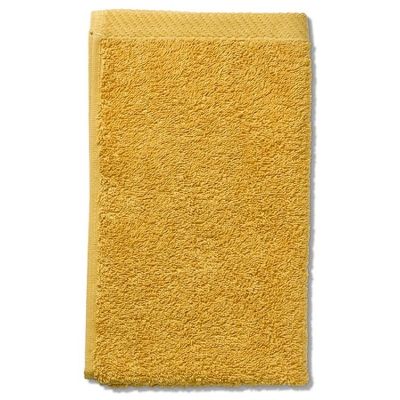 Kela Ladessa ręcznik łazienkowy 30x50 cm bawełna żółty 23293