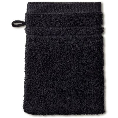 Kela Leonora ręcznik do twarzy 15x21 cm bawełna czarny 23424