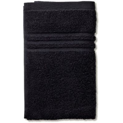 Kela Leonora ręcznik łazienkowy 30x50 cm bawełna czarny 23425