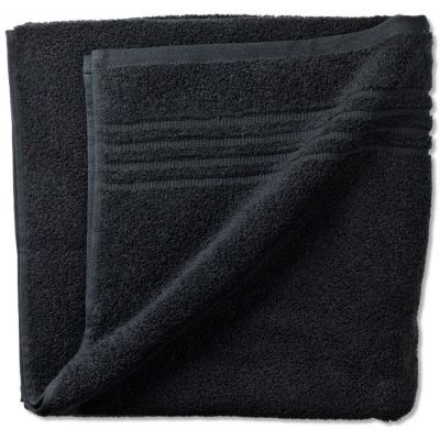 Kela Leonora ręcznik łazienkowy 70x140 cm bawełna czarny 23427